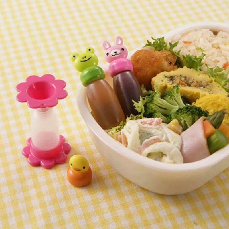 3 шт./компл. мини приправа соус бутылка с воронкой прекрасный кролик цыпленок