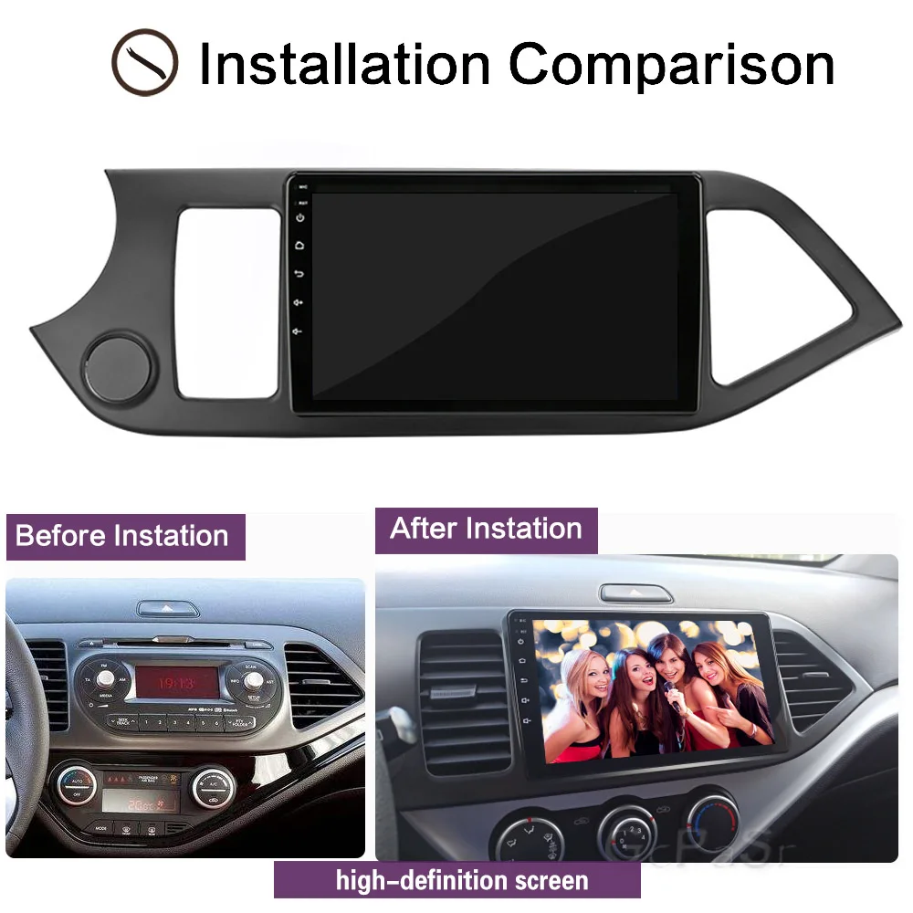 4G IPS DSP Android 10 Автомобильный GPS Радио навигатор для Hyundai I30 2006 2011 Стерео DVD головное