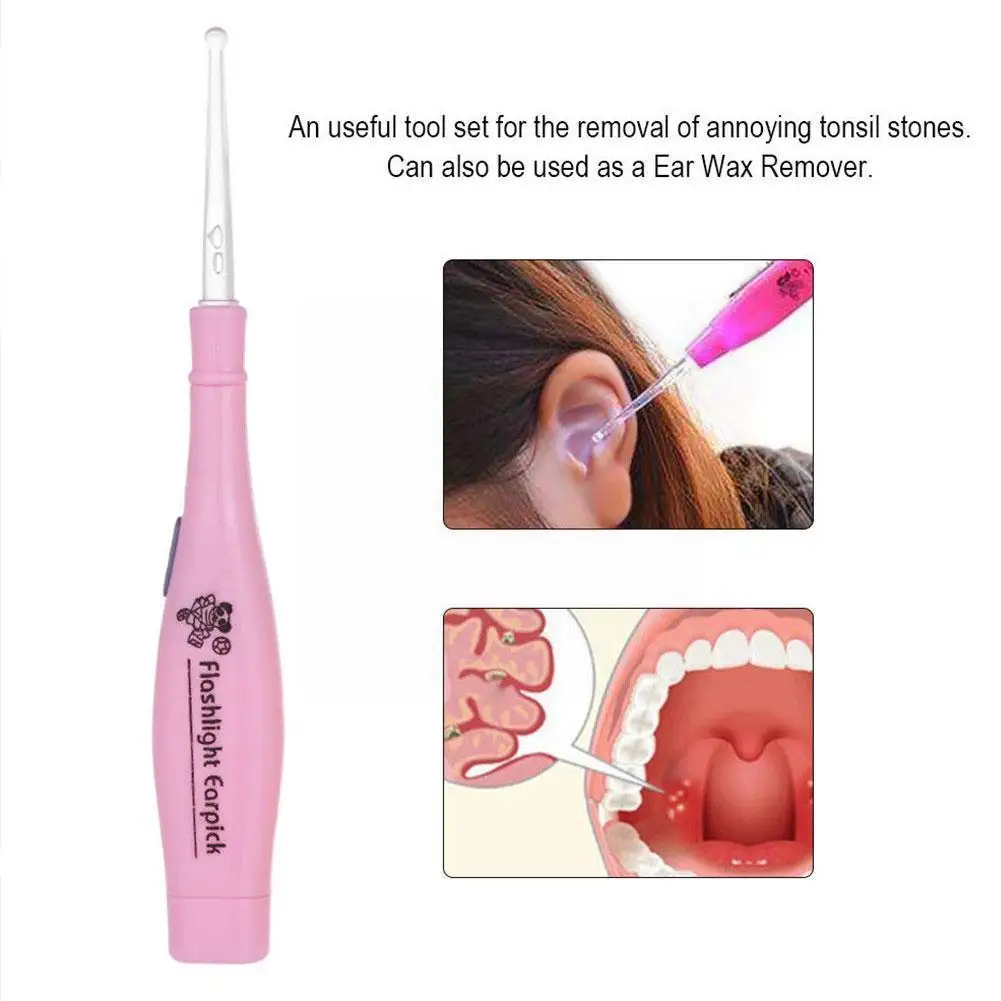 

Tonsil Stone Remover Tool With Led Light Box & Irrigation Products & Syringe Whitening Ear Flush Extractor Syringe Care T8d3