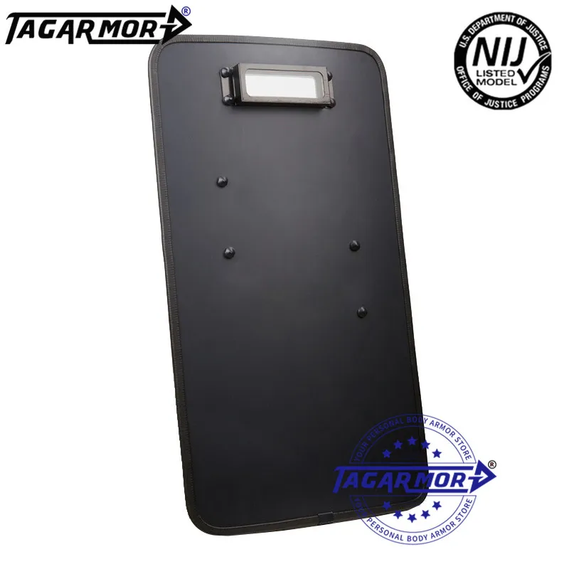 NIJ IIIA Handheld Military Police PE Bullet Proof Shield Ballistic Riot with Glass | Безопасность и защита