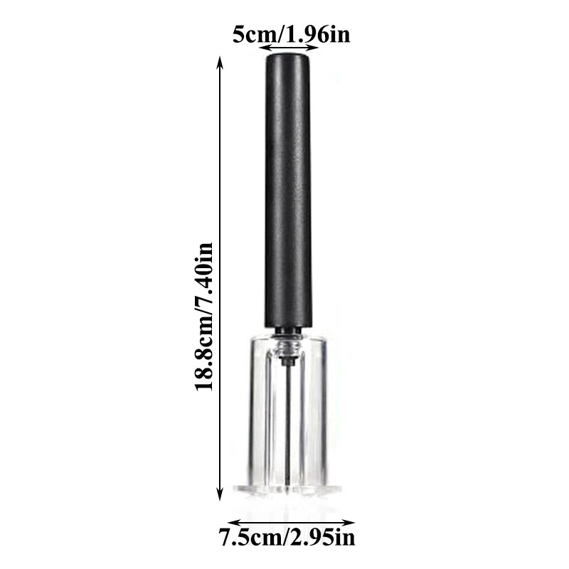

Air Pump Wine Bottle Opener Air Pressure Vacuum Red Wine Stopper Beer Lid Opener Corkscrew Corks Out Tool Stainless Steel Pin