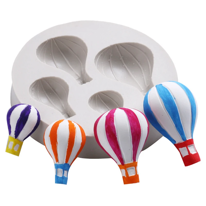 5 шт. силиконовый серый воздушный шар помадка форма для печенья пищевая помады