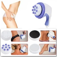 4 headers spin body massager relax tone lose weight burn fat body slimming massage device electric fat pushing massage machine