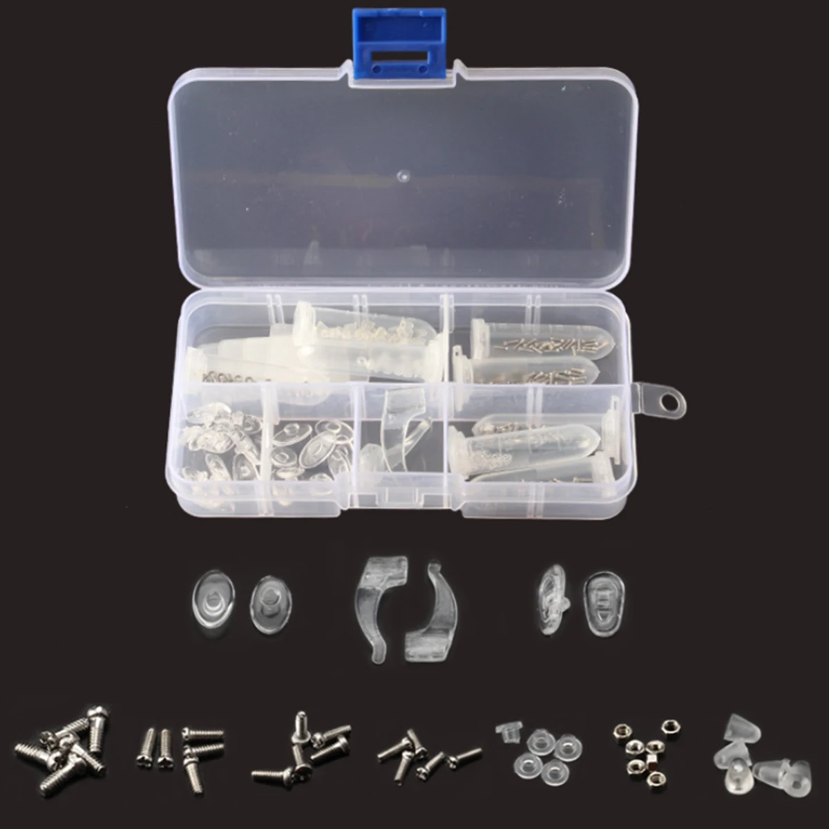 

3-in-1 Eye Glass Repair Kit screwdriver Repair Tool Set Spectacle Glasses Sunglasses Screws Nuts Pads Optical