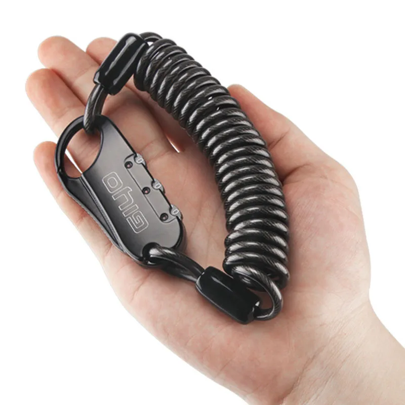 Открытый Дорожный велосипедный кабельный замок для езды на велосипеде