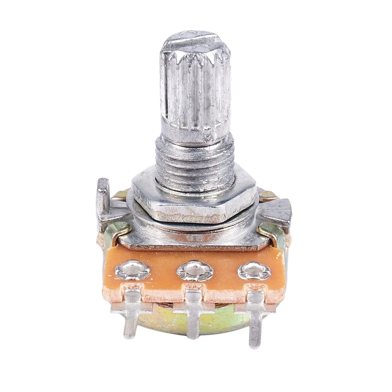 10 шт. 5K ohm 6 мм сплит внахлест вал одиночный линейный поворотный потенциометр |