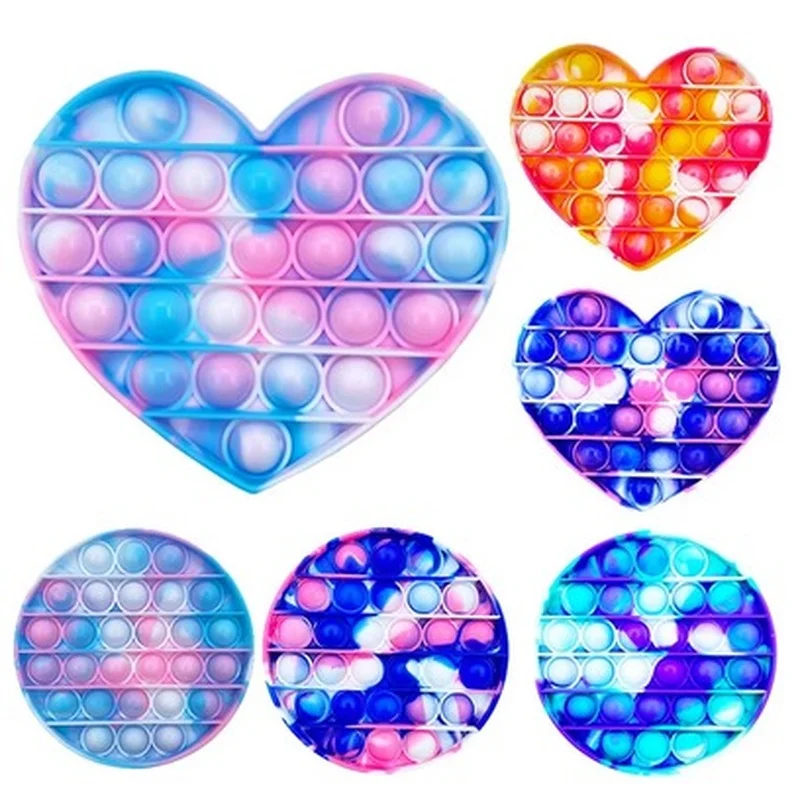 

DZQ Hot Push Bubble Fidget Toys Adult Stress Relief scuichie Toy Antistress Soft AntiStress Squishy Gift Autism Box