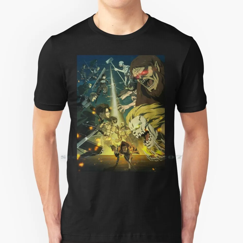 

Attack On Titan Season 4 T Shirt 100% Pure Cotton Attack On Titan Recap Hajime Isayama Attack On Titan Characters Aot Final