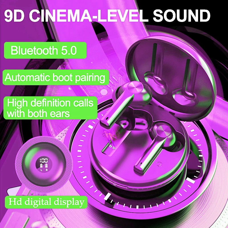 

TWS-наушники с поддержкой Bluetooth 5,0 и сенсорным управлением