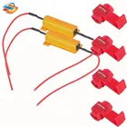 2 шт., светодиодный ные резисторы для указателей поворота, 50 Вт, 6 Ом