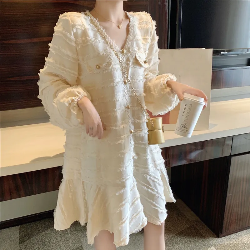 Женское Новое весеннее модное свободное мини-платье 2020 женские милые вечерние