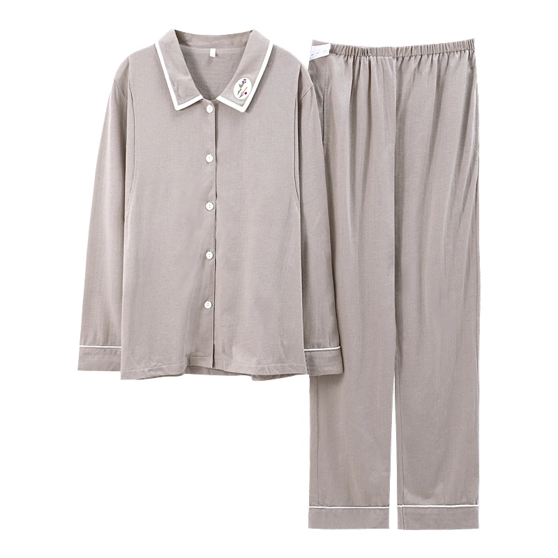 

Spring Autumn Cotton Maternity Nursing Sleepwear Sets Breastfeeding Pajamas Suits Clothes for Pregnant Women Pregnancy Homewear