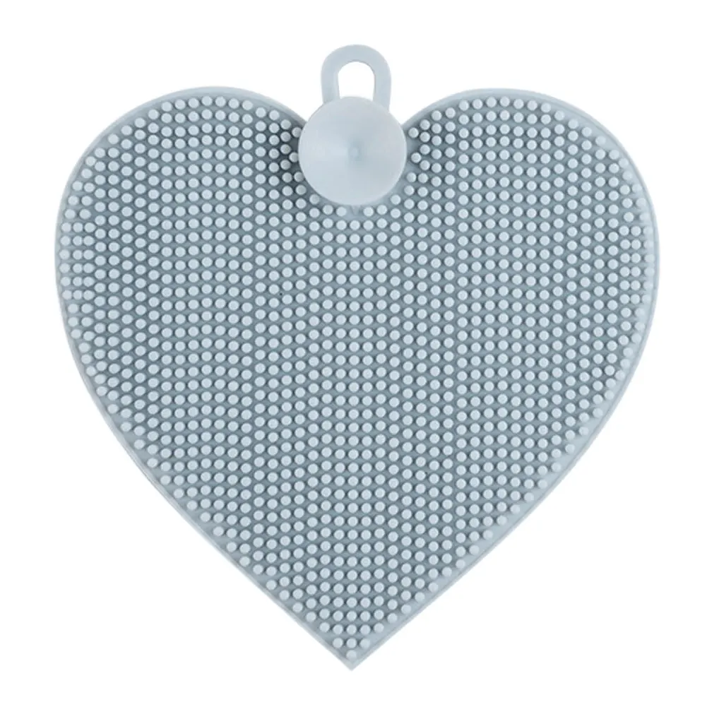 

Silicone Dish Washing Scrubber Non Stick Food-Grade Dish Brush Kitchen Scrubber Cleaning Rag RERI889