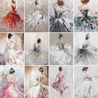 5d diy diamond painting ballet woman cross stitch kit full drill square embroidery mosaic art picture of rhinestones decor gift