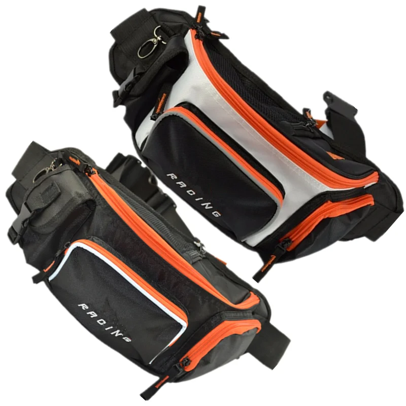 Черные оранжевые мотоциклетные сумки для мотокросса мотовездехода велосипеда