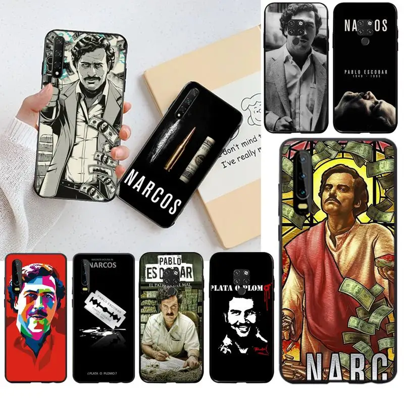 

Narcos TV series Pablo escobar Soft Rubber Phone Cover for Huawei P40 P30 P20 lite Pro Mate 30 20 Pro P Smart 2019 prime