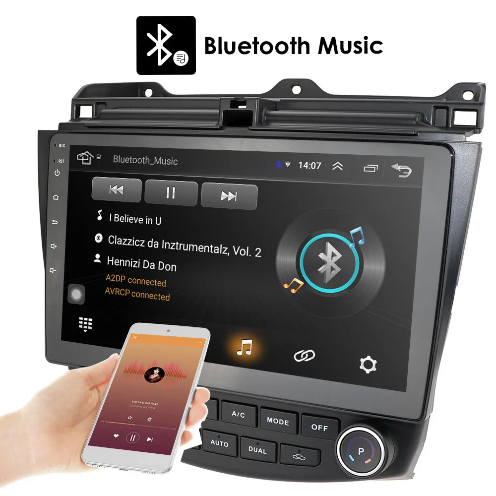 2DIN Android 10 1 автомобильное радио авто стерео для Honda Accord 7 2003-2007 автомобильный