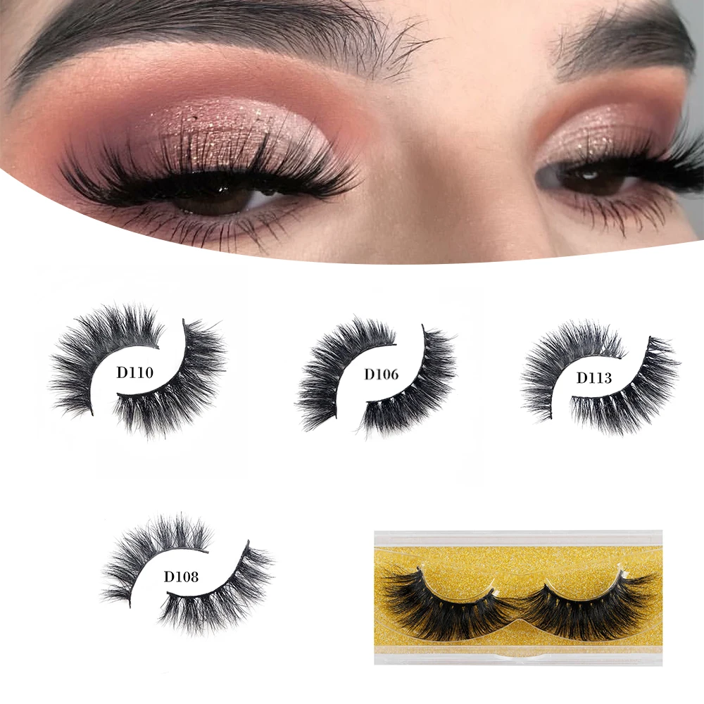 Ресницы 3D норковые ресницы долговечный естественный эффектный объемное