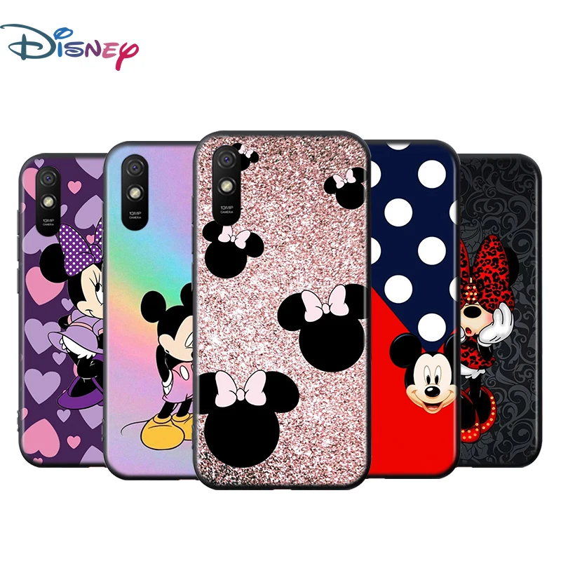 

Cute Mickey Mouse For Xiaomi Redmi 9T 9I 9AT 9A 9C 9 8A 8 7A 7 6A 6 5A 5 4X PRO Prime Plus Black Soft Phone Case