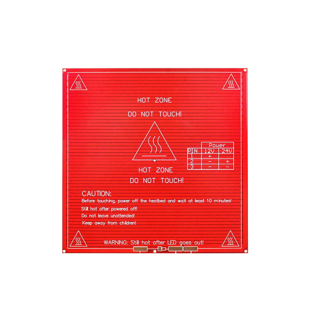 Reprap MK2B радиатор 214*214*1,6 мм MK2B с подогревом плата PCB СИД термистора для 3D-принтеры как MK2A очаг для 3D-принтеры Запчасти Мендель