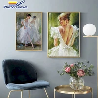 photocustom acylic painting by numbers grace woman handpainted oil painting figure handpainted unique gift home decor