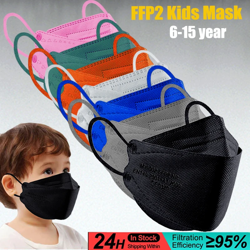 

mascarillas niños ffp 2 homologadas kn95 6 a 12 años face kids mask fpp2 cubrebocas ffp2 europe tapabocas ffp2mask children