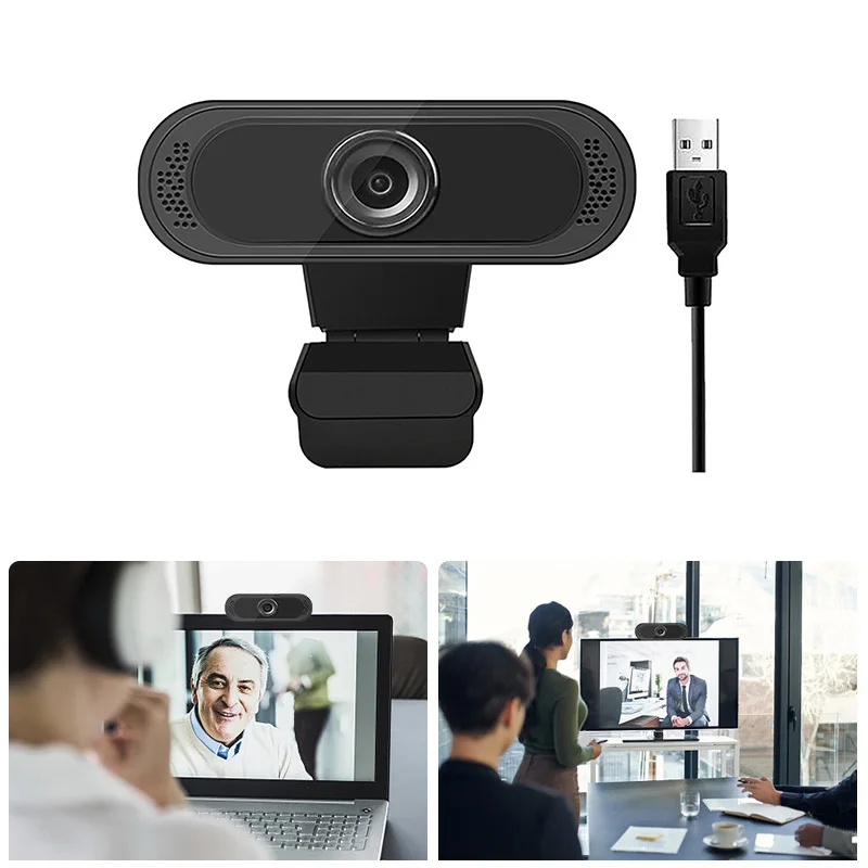 

X85 Computer Camera, 2K High-Definition Video Conferencing Online Class with Microphone Drive-Free Computer USB Webcam