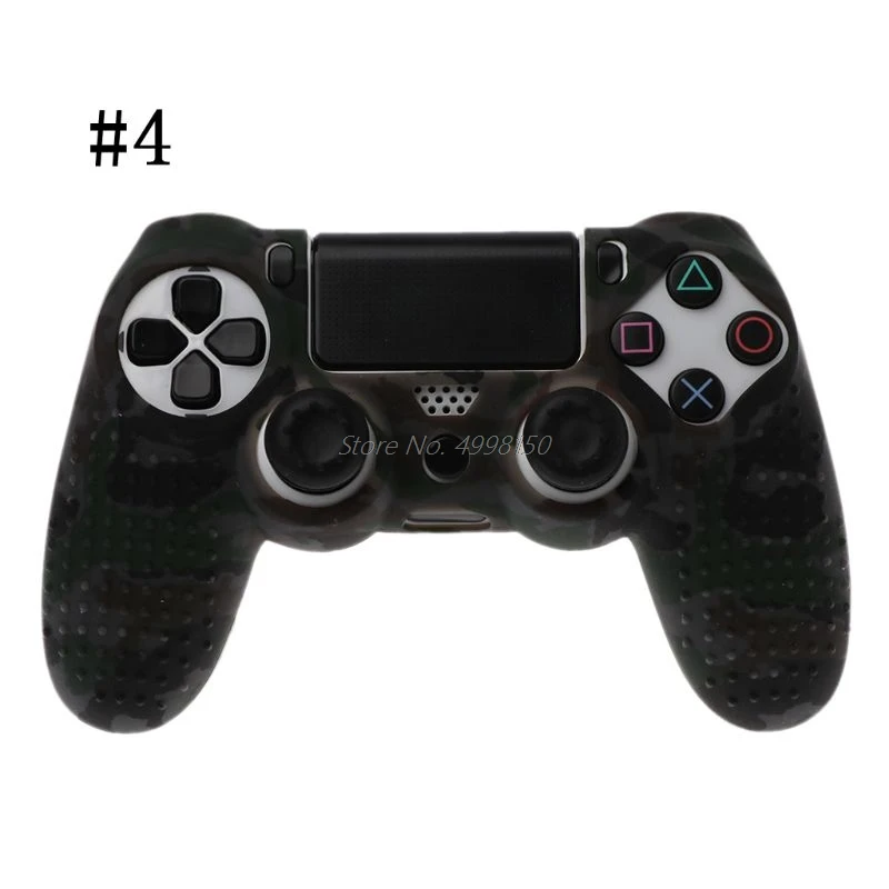 Для Sony Dualshock PS4 DS4 Slim Pro контроллер силиконовый камуфляжный чехол защитная кожа +