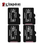 Kingston микро Флэшка карта 16 ГБ 32 ГБ 64 Гб 128 ГБ 256 Гб карта памяти класс 10 SDHC UHS-I U1 80 МБс.с C10 TF карта 8G C4 для смартфонов