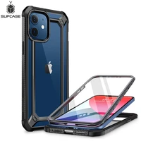 supcase for iphone 12 mini case 5 4 inch 2020 release ub exo pro hybrid clear bumper cover with built in screen protector