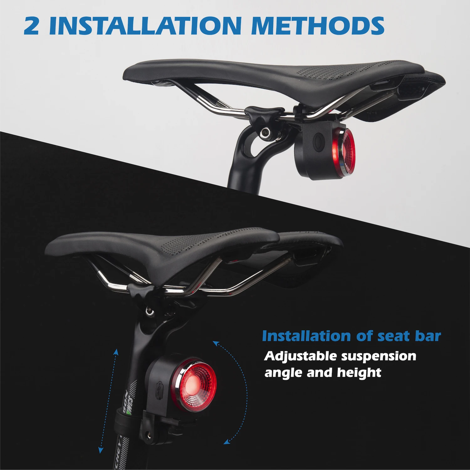 Светодиодный светильник для велосипеда с дистанционным управлением 3 режима IP65