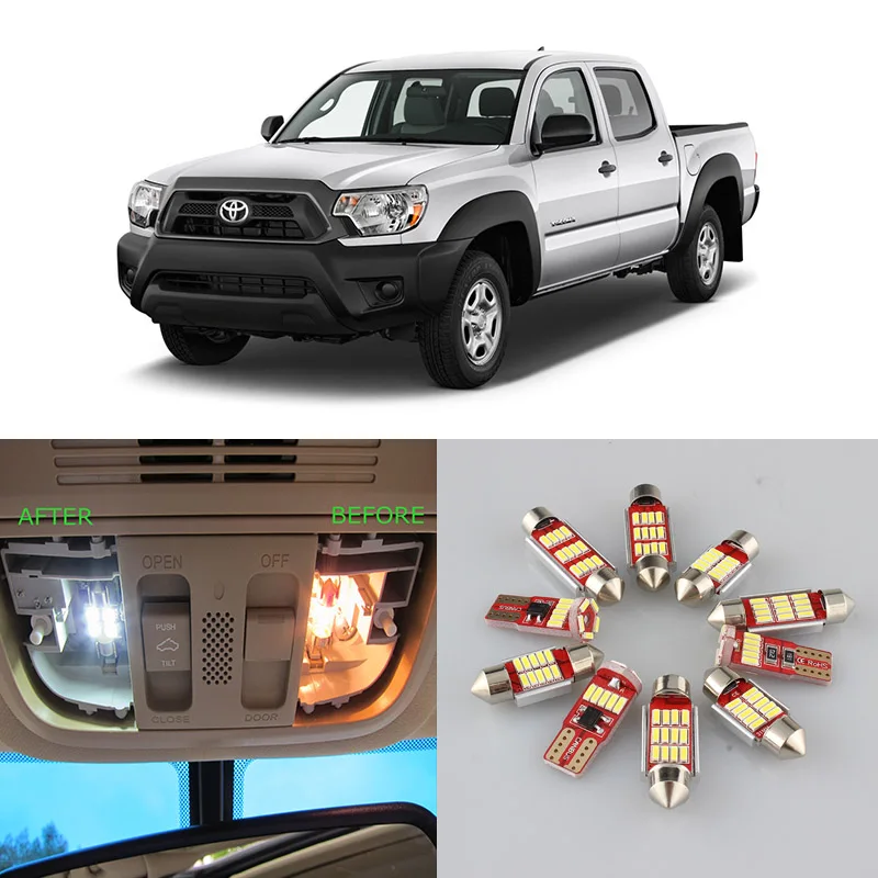 Белый автомобильные лампочки нет ошибок светодиодный интерьер светильник