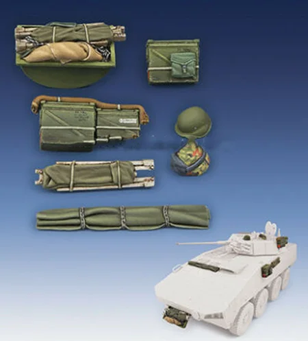 Unassambled 1/35 древних принадлежностей (без бака) статуэтка в виде набор миниатюрных