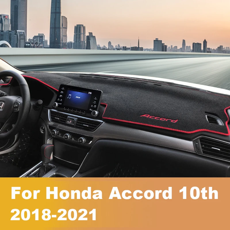 Для Honda Accord 10th 2018-2021 приборной панели автомобиля крышка коврики Избегайте