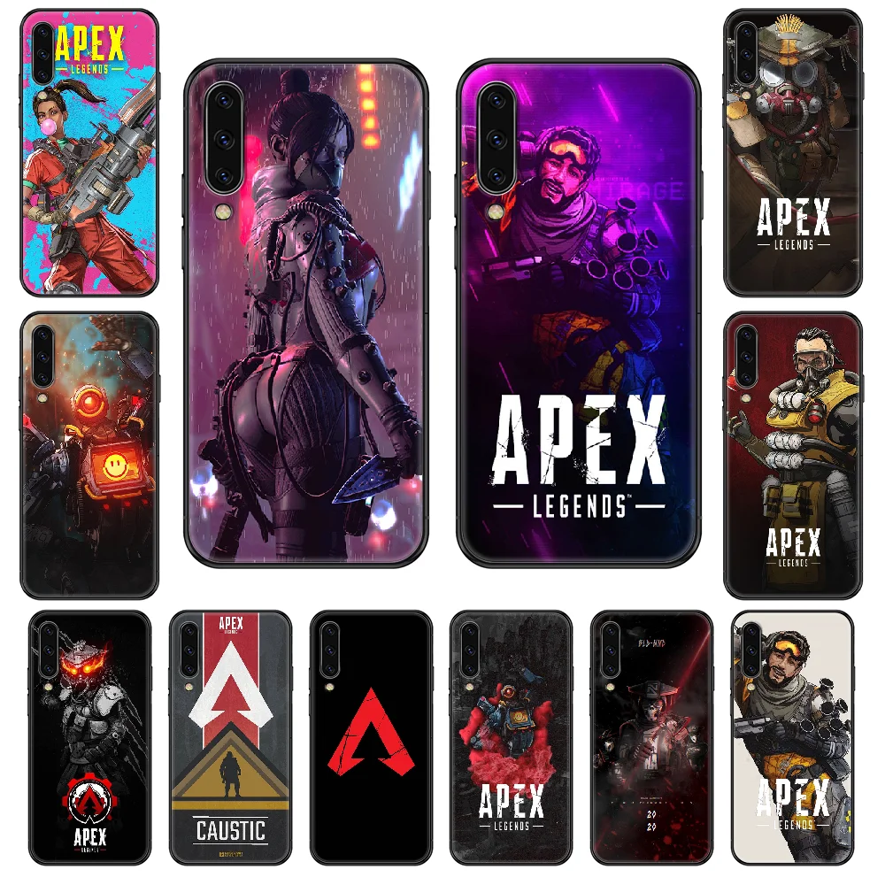 Чехол для телефона Game Apex Legends Samsung Galaxy A 3 5 8 9 10 20 30 40 50 70 E S Plus 2016 2017 2018 2019 черный