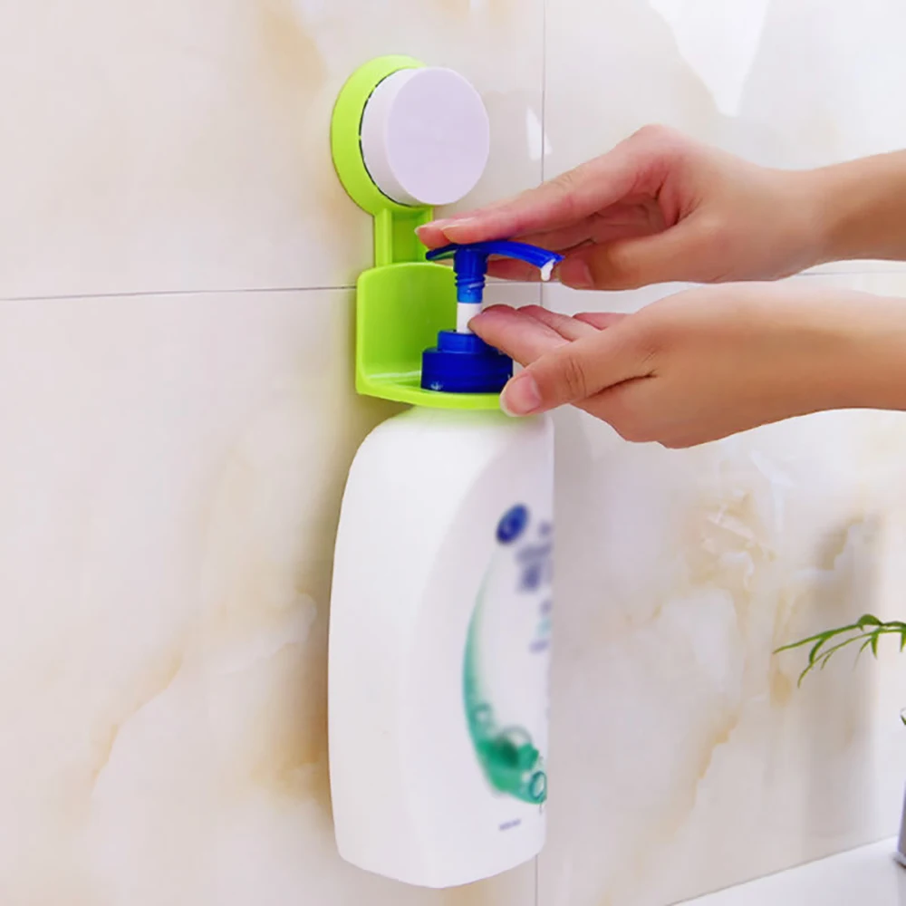 Для хранения в ванной на кухне полка бутылка с помпой для мыла дозатор держатель