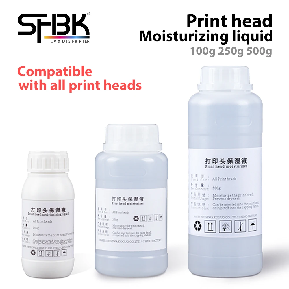Compatible all UV DTF DTG Epson print head humectant to prevent the head from drying and clogging station Moisturizing liquid