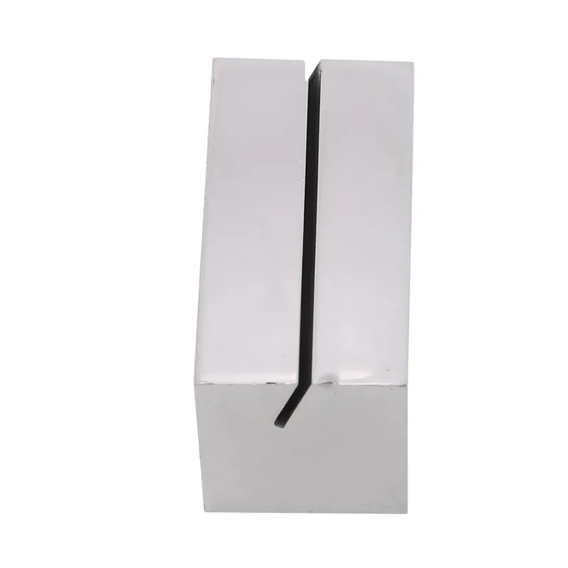 Однотонный Держатель для визиток в скандинавском стиле приемник из нержавеющей