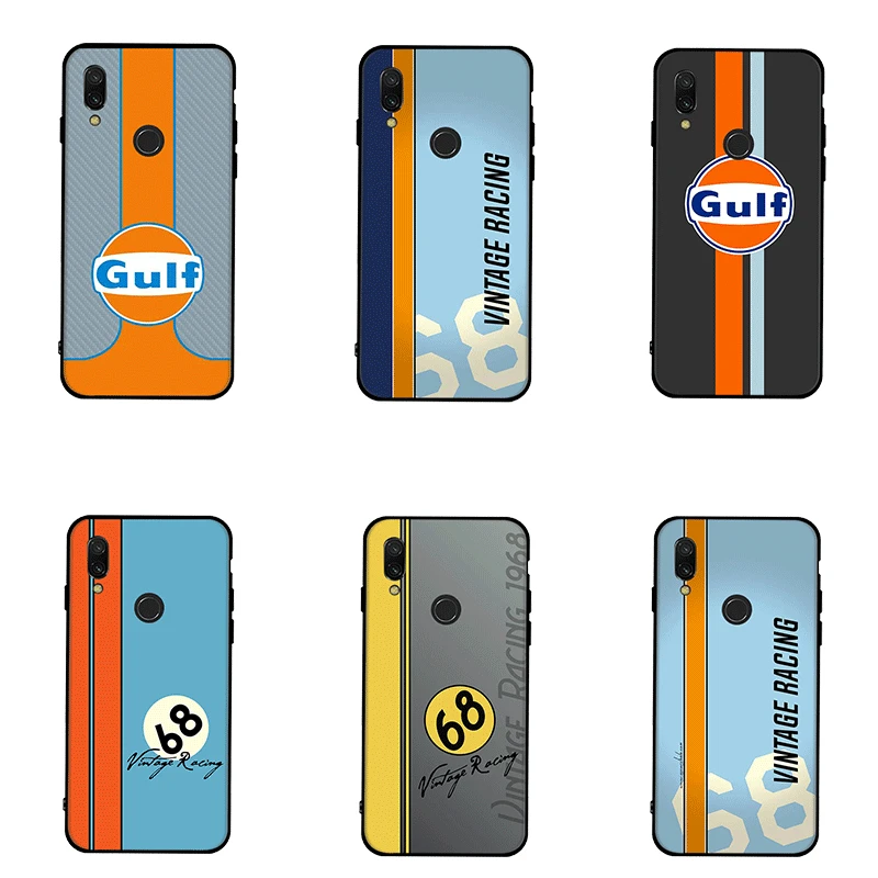 ford Gulf Racing car New case Silicone Phone Case For Xiaomi Redmi 9 9A 9C Note 6 7 8 K30 Pro Max 9S 8T Poco X2 Cover | Мобильные