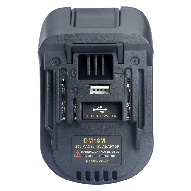

Адаптер для зарядки li-ion батарей 20 в 18 в Dm18M, адаптер для аккумуляторов Milwaukee Makita Bl1830 Bl1850