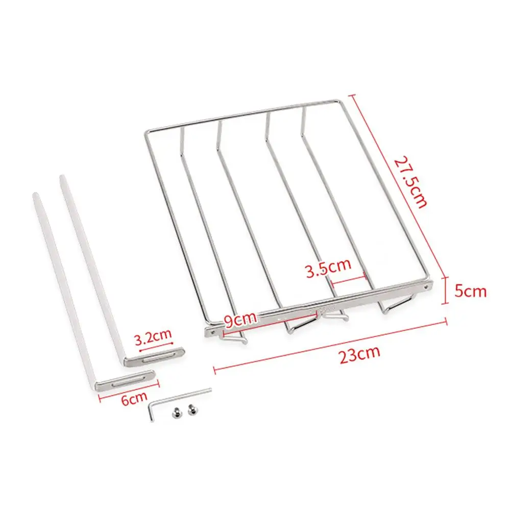 Винный Стеклянный Стеллаж Держатель для бокалов из нержавеющей стали органайзер