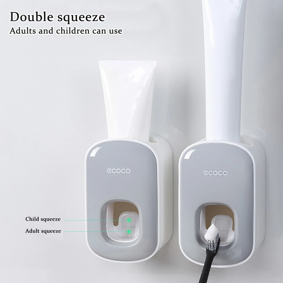 

Automatic Toothpaste Dispenser Squeezers Toothpaste Tooth Dust-proof Toothbrush Holder Wall Mount Stand Bathroom Accessories Set