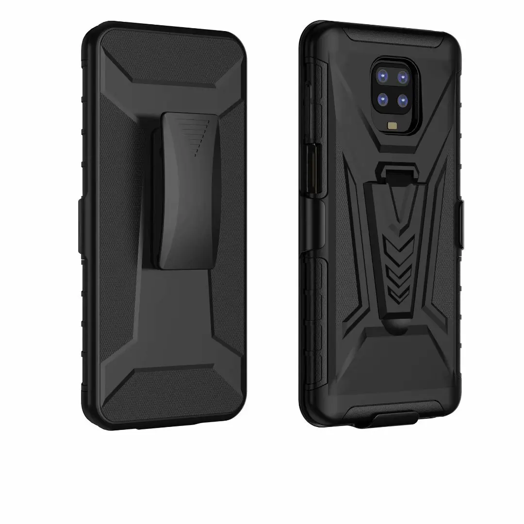 Противоударный чехол-кобура с зажимом на ремень для Xiaomi Redmi Note 9 Pro Redmi Note8 Note10, гибридный сверхпрочный армированный чехол