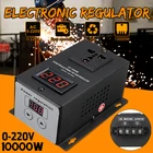 Электронный регулятор напряжения SCR, переменный ток 0-220 В, 10000 Вт, светодиодный дисплей, регулятор температуры, скорости, диммер, термостат