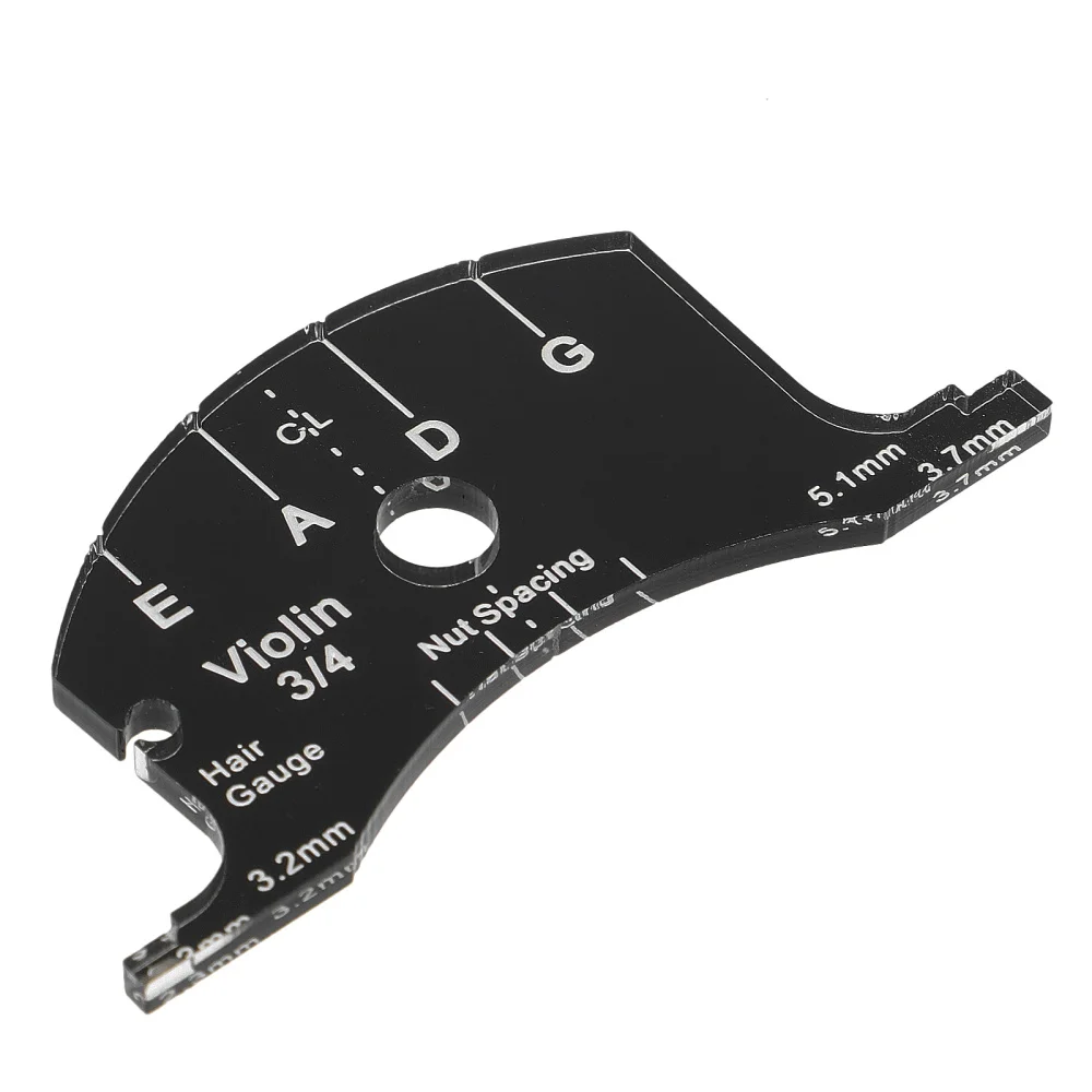 

1Pc Fingerboard Template for Instrument Accessory Essential Violin Product Black