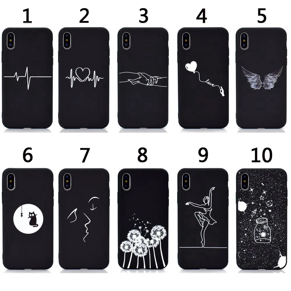 KISSCASE чехол на айфон 7 6 s Heart для девушек iPhone 11 Pro XR X XS Max 10 телефона из ТПУ с рисунком 8