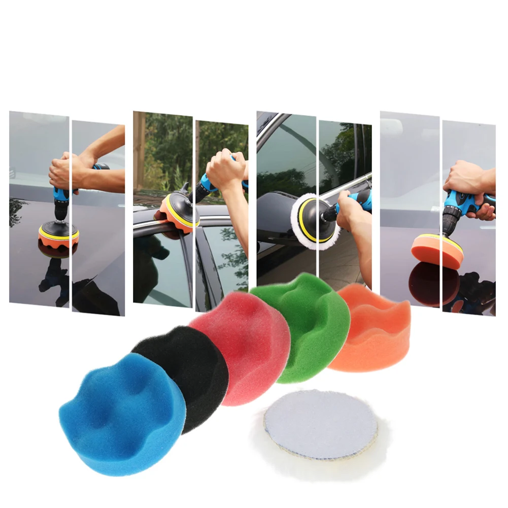 

Dremel Accesorios Polishing Pad Sponge Wool Set Buffing Pads 6 Inch 150mm Foam Waxing Pads Kit For Auto Car Sanding 8PCS