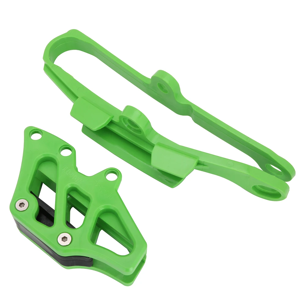 Цепь Мотоцикла ползунок маятник гвардии руководство для Kawasaki KX250F KX450F 2009 2010 2011 2012 2013 Байк - Цвет: SET