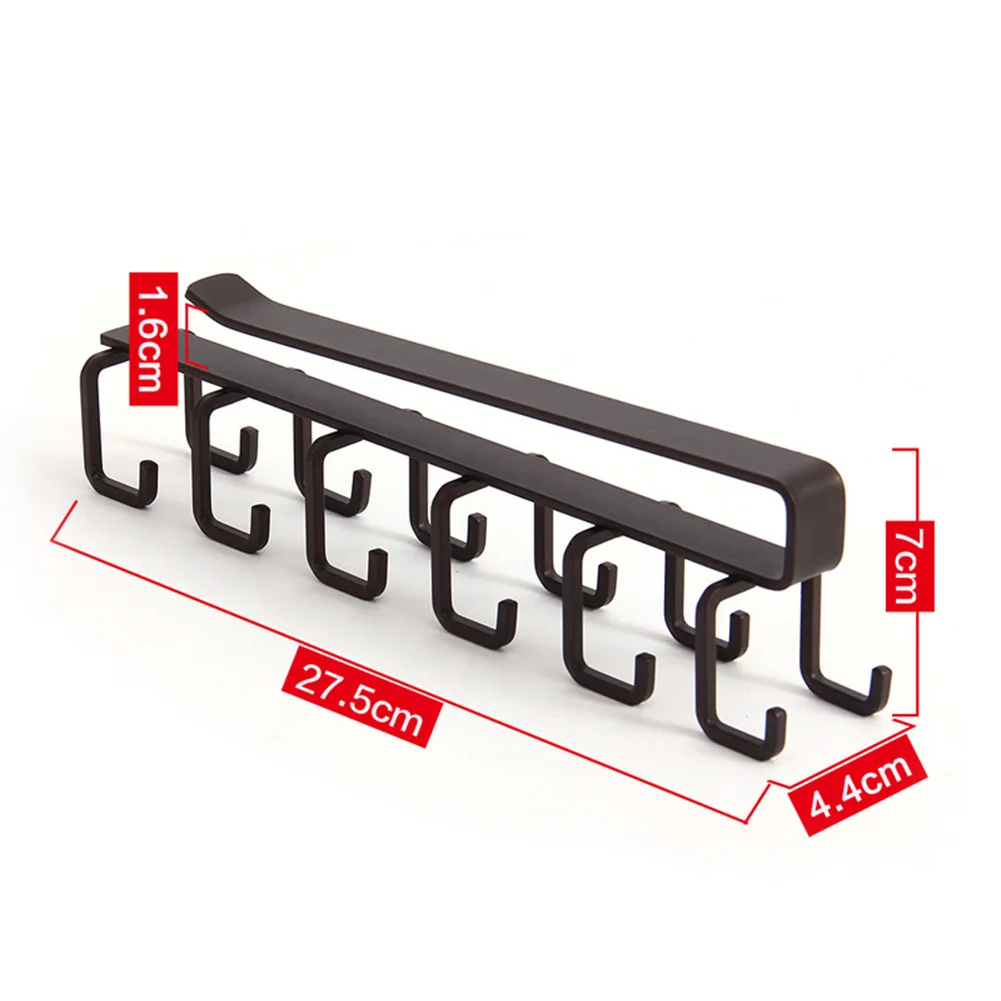 Домашняя бесшовная кухонная стойка для хранения 12 крючков подвесной держатель