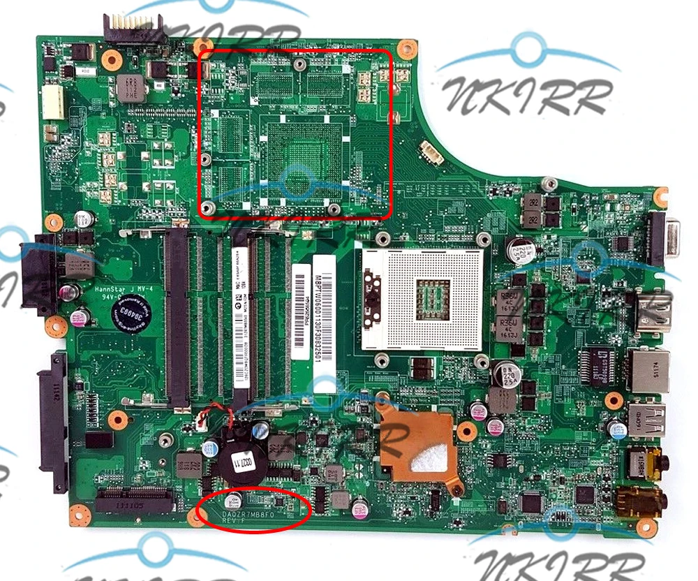 Placa-mãe Mbptw06001 Mb. Ptwgs001 para Acer Aspire 5745 5745g Placa-mãe para notebook